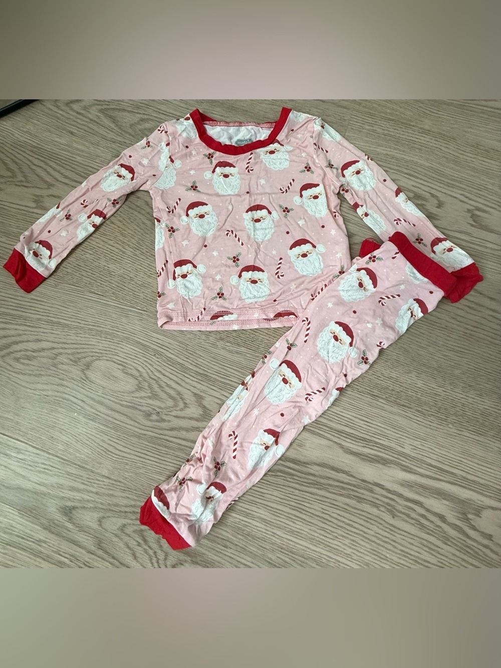 Mud Pie Toddler Girl Viscose Holiday Pajama Set